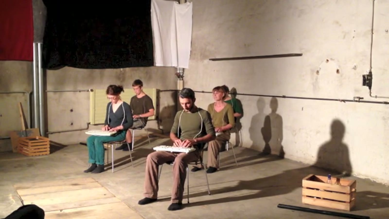 Eine Straßenszene aus der Aktion Arabischer Frühling